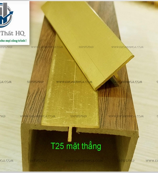 NẸP ĐỒNG T25 THẲNG -HQ